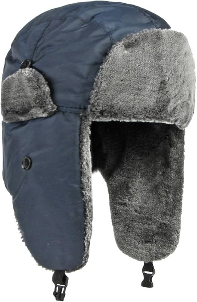 実物　現役ハンガリー警察冬用防寒帽　耳当て付　温かい Amazon.co.jp: TUUWAI 狩猟用の暖かい冬の帽子 - 居心地の良い冬用の